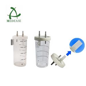 Wegwerp Zuig Fles Vacuüm Fles Medische Zuig Regulator Wall Mounted Zuig Jar 1Liter Vacuüm Fles - Product Image 6