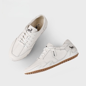 Women's 2026 New Popular Casual Shoes White Leather Soft Sole Sports Shoes Breathable <b>Waterproof</b> Anti-Slippery Retro Style - Product Image 2