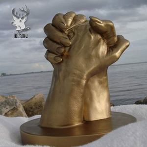 <span class=keywords><strong>Famosas</strong></span> artesanías de Metal, estatua de mano de Dios de bronce de fundición grande, escultura de mano grande de latón de cobre - Product Image 5