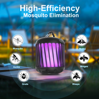 Lampe anti-moustiques électrique UV rechargeable par USB à énergie solaire pour intérieur et extérieur, piège à insectes OEM ODM