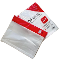Fundas Protectoras Transparentes Brillantes de Buena Calidad, Resistentes al Agua, de 60 Micras, Tamaño A4, con 11 Orificios, para Documentos, Hojas, Archivos, Bolsa de Archivo de Polipropileno