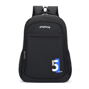 Venta Directa de Fábrica, Mochila para Computadora Portátil, Oxford, Impermeable, Gran Capacidad, Unisex, Diseño Geométrico, con Puerto USB y Protección Antirrobo - Product Image 3