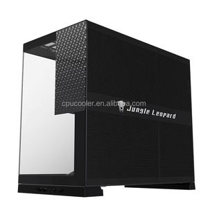 Caja ATX para juegos Jungle Leopard AX-1 Mesh Desktop con vidrio templado de vista lateral y refrigeración por agua. - Product Image 1