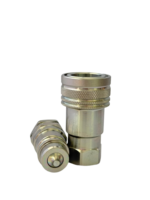 Ensembles de raccords rapides hydrauliques Naiwo ISO7241-A en acier au carbone, filetages NPT/BSP, résistants à la haute pression et à la corrosion (1/4" 1")