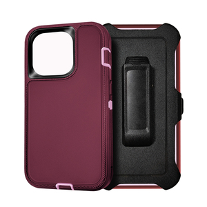 <span class=keywords><strong>Coque</strong></span> de téléphone Defender pour <span class=keywords><strong>iPhone</strong></span> <span class=keywords><strong>14</strong></span> avec étui à pince ceinture robuste robuste protection complète du corps pour housse de téléphone Samsun - Product Image 2