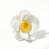 Diffuseur d'huiles essentielles pour la maison, en céramique parfumée, en porcelaine faite à la main, en forme de fleur, en plâtre aromatique, en gros
