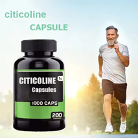 Ausreson Citicoline Sodium Meilleur Prix 1000 mg Capsules Stimulants Cognitifs Suppléments Vitamines Capsules de Citicoline pour la Santé Cérébrale