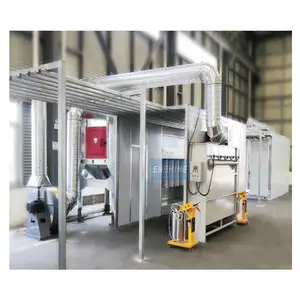 Factory Price Industrial Electrostatic Powder Coating Oven Electric/Gas Heating Optional with Powder Coating Gun