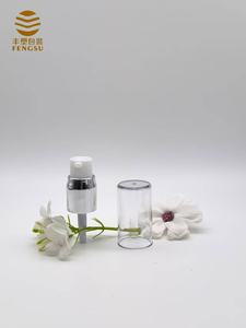 Pompe 18/410 18 mm dorée/argentée pour crème avec couvercle/capuchon - Distributeur cosmétique de luxe, OEM/Vente en gros, plusieurs options de tête de pompe - Product Image 3