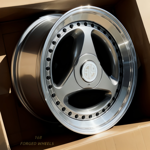 Cerchi in Lega Forgiati Personalizzati 168, 2 Pezzi con Labbro Graduato, da 17-22 Pollici per Mercedes-Benz <span class=keywords><strong>R129</strong></span> W126 C126 W124 S124 E500 - Product Image 4