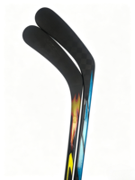 Bâton de hockey sur glace en fibre de carbone pure monobloc, garantie double vente, courbure de la lame personnalisable, design ergonomique et léger