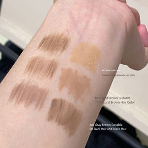 Crayon à <span class=keywords><strong>sourcils</strong></span> végétalien double embout Private Label Cloud 2-en-1, longue tenue, waterproof, couleur naturelle, effet plumeux - Product Image 4