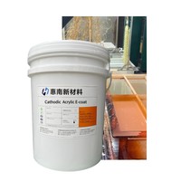 Laque acrylique à base d'eau cathodique électrophorétique Vernis Electrocoating Peinture pour meubles Résine Revêtement liquide