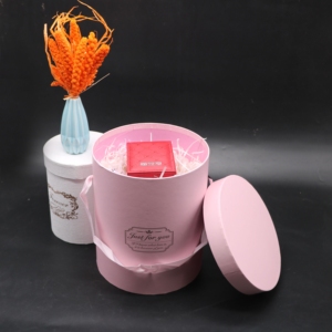 Cá nhân hoá tùy biến vòng hình trụ giấy kraft tái chế vật liệu ủng hộ đám cưới hộp xoắn dây Xử lý cứng nhắc hộp - Product Image 4