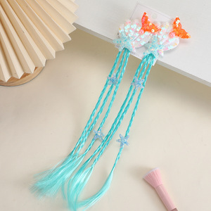 Cute Alloy Shell Wig Hair Clip for Princess Girl <b>Braided</b> Hair Accessories Party Brand Model Frank-10102345 - Product Image 5