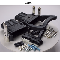 ANDCHER Prise de charge rapide mâle/femelle pour chariot élévateur, style Rema, 80A 150V, boîtier PC en cuivre, IP67, CE/CCC/RoHS UL94 V-0 AND-DIN320A