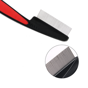 Peine de pulgas, peine de pelo de mascota de dientes finos, peine de aseo de Metal profesional para perros/gatos/mascotas pequeñas - Product Image 2
