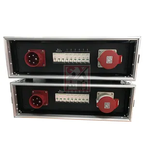 32A 5pin power input electrical extension box for audio lighting system