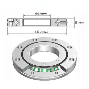Bantalan cincin Slewing presisi pabrik RU85 RU66 RU445 RU124 bantalan <span class=keywords><strong>Slew</strong></span> Roller silang untuk mesin angkat & Robot - Product Image 2
