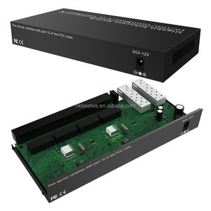 Convertidor de Fibra Óptica SFP a LAN Monomodo y Multimodo a Buen Precio, 2 Puertos SFP, 8 Puertos RJ45, Convertidor de Medios Ethernet de Fibra Óptica - Product Image 4