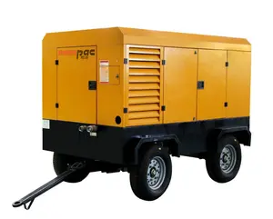 75KW 8BAR mobile direct coupling screw air compressor