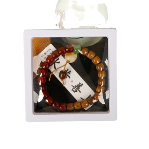 Exquisite Retro Wooden Bead Bracelets Natural Stone Letter Design Unisex Gift Fashion Jewelry - Product Image 5