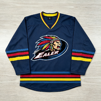 Maillot de hockey sur glace de qualité supérieure en tissu polyester maillé, entièrement personnalisable