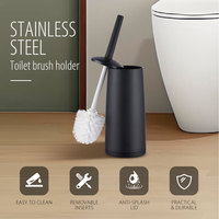 Porte-brosse de toilette en plastique durable et écologique, couleur personnalisée, brosse de nettoyage pour cuvette de toilette