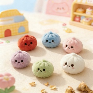 Dumplings - Juguetes de peluche con forma de bola de masa hervida - Divertidos juguetes de peluche con forma de comida familiar para niños, niñas, niños Dumplings - Juguetes de peluche con forma de bola de masa hervida - Divertidos juguetes de peluche con forma de comida familiar para niños, niñas, niños