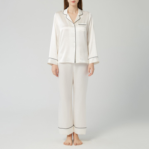 Set pigiama da donna in pigiama <span class=keywords><strong>di</strong></span> seta satinata da <span class=keywords><strong>notte</strong></span> Sexy da <span class=keywords><strong>notte</strong></span> per donna - Product Image 6