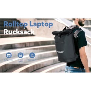 Custom Large Capacity Anti Theft Expandable Roll Top <b>Backpack</b> <b>Waterproof</b> Outdoor College CASUAL SPORTS School <b>Backpack</b> - Product Image 5