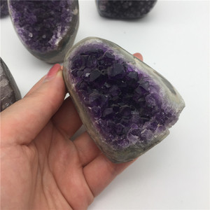 Geode di <span class=keywords><strong>Ametista</strong></span> all'ingrosso, Cluster di Cristallo, Quarzo <span class=keywords><strong>Viola</strong></span>, <span class=keywords><strong>Pietra</strong></span> da Tavolo per Feng Shui - Product Image 3
