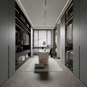 Meubles de chambre à coucher de luxe modernes, entièrement personnalisables, sur mesure, organisation optimisée, dressing intégré - Product Image 1