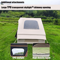 Tente gonflable de camping pour 2 à 4 personnes, imperméable, résistante au vent, tente d'air extérieure pour le camping, les événements, les fêtes, le glamping, les voyages