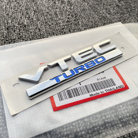 Nouvel emblème arrière VTEC TURBO d'origine OEM, autocollant JDM pour Honda Civic JAZZ CITY HRV FIT ACCORD