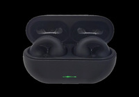 Écouteurs sans fil TWS à conduction osseuse JL avec annulation active du bruit, étanchéité IPX5, compatibles mains libres, pour la gym et la course à pied (Bluetooth 5.3)