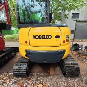 Presque neuf, mini-excavateur Kobelco SK55 d'occasion de haute qualité de 5 tonnes pour usage agricole et domestique. - Product Image 3