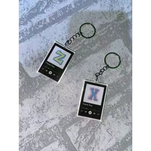 GANTUNGAN KUNCI INISIAL / GANCI <span class=keywords><strong>SPOTIFY</strong></span>/LLAVERO PERSONALIZADO HURUF TERMURAH - Product Image 4