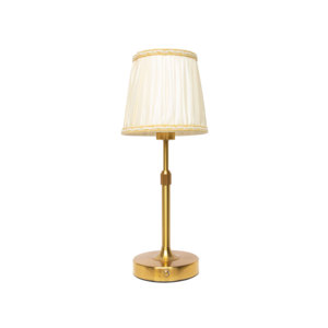 Lampada da Tavolo Ricaricabile Senza Fili con <span class=keywords><strong>Paralume</strong></span> in Tessuto Personalizzato e Base in Metallo Retrò, Stile Americano - Product Image 6