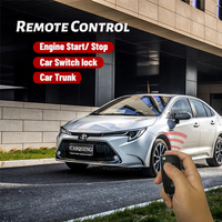 Système d'alarme de voiture universel 12V avec entrée sans clé, application mobile BT, télécommande antivol, interrupteur de verrouillage de porte, hayon
