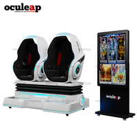 Personnalisation de théâtres 5D et 9D, Nouveau jeu d'arcade VR 2027, Aire de jeux intérieure de réalité virtuelle, Simulateur de montagnes russes, Machine de jeu 12D