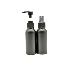 Flacon pulvérisateur de <span class=keywords><strong>parfum</strong></span> cosmétique 60ml 100ml 120ml 150ml Noir mat Portable Rechargeable Flacon atomiseur en aluminium - Product Image 3