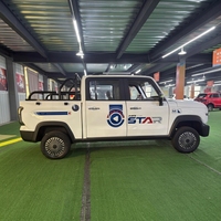 Pick-up électrique Xingpeng 50 kW, 4 portes, cabine double, 4 places, hybride, phares LED, freins à disque, batterie au lithium, 101-200 km d'autonomie