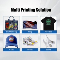 Imprimante DTF Lumojet A3 30cm, machine d'impression numérique de t-shirts avec sécheur à secoueur pour tête d'impression Epson F1080, impression par transfert thermique