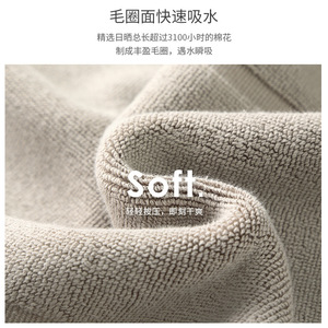 Bath Mat Cotton 50x80 Cm Non Slip Absorbent Rectangle Floor Towel Dark Gray White Camel - Product Image 4