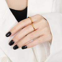 Kunden spezifischer Edelstahls chmuck, leerer Männer ring Edelstahl, kleine Ringe für Frauen schmuck Edelstahl ringe für Mädchen