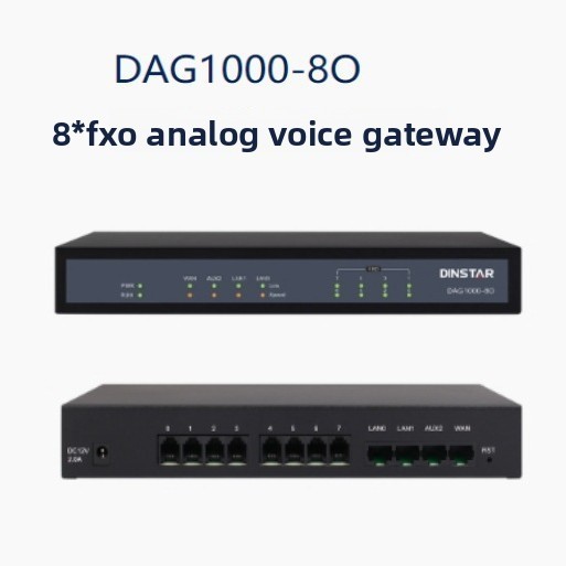 [Original and Genuine] DAG1000-8O 4-Port FXO Analog PSTN Gateway Made in China