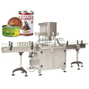 35 cans/min automatic can sealer ready-to-eat seafood can sealer