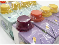 Carton aseptique multicouche Brik 100 ml en papier composite Al PE pour lait UHT, lait d'avoine, jus, thé, boissons, certifié FDA et Halal