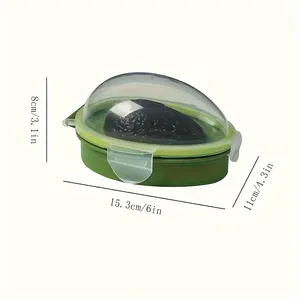 Wholesale Kitchen Food <b>Storage</b> <b>Box</b> Avocado Space Saving Container Vegetable Organizer Reusable Plastic Fruit Containers Crisper - Product Image 2